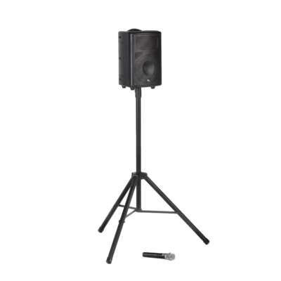 1-Speaker Small Sound System w/ Cordless Microphone