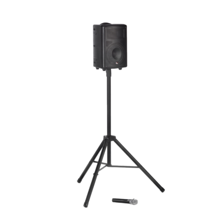 1-Speaker Small Sound System w/ Cordless Microphone