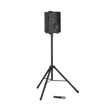 1-Speaker Small Sound System w/ Cordless Microphone