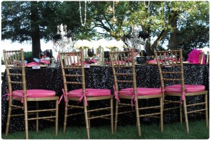 Chairs | glam rock wedding table design