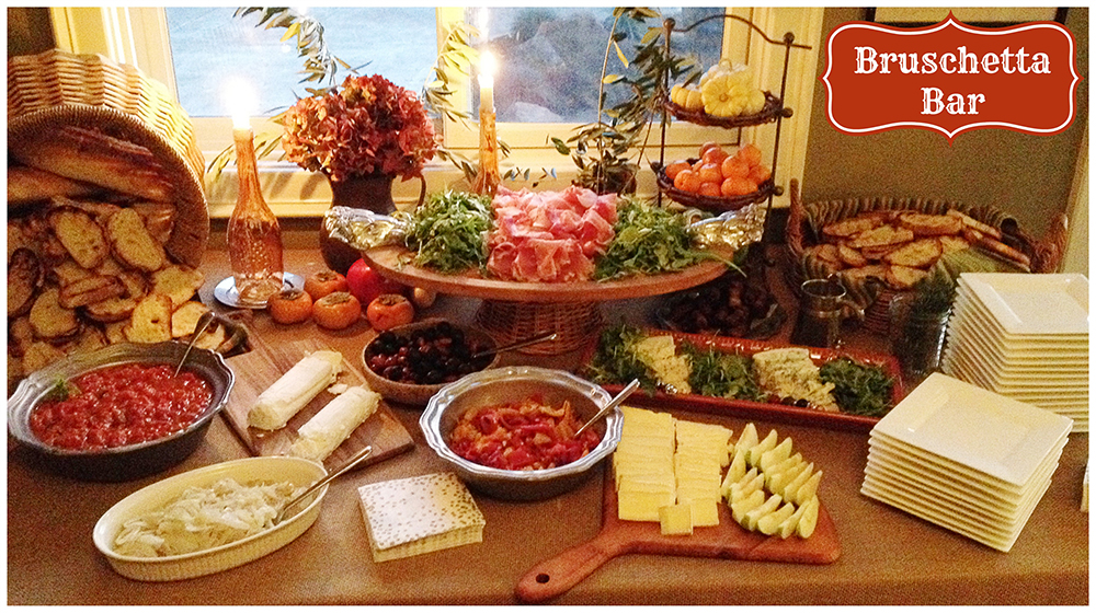 Bruschetta Bar | House Warming Party Ideas | Encore Events ...