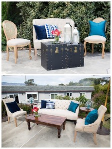 rent vintage lounge furniture in Wine Country