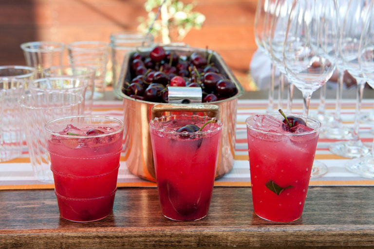 Cherry Basil Spritzer Recipe