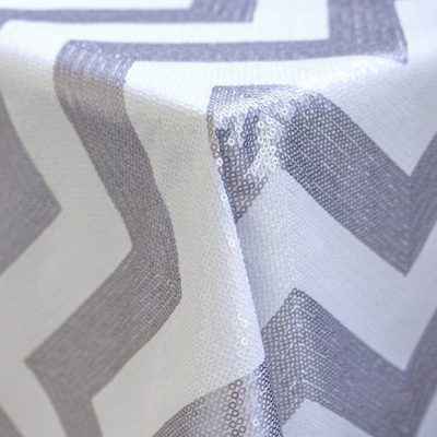 Overlay Chevron White & Silver Runner