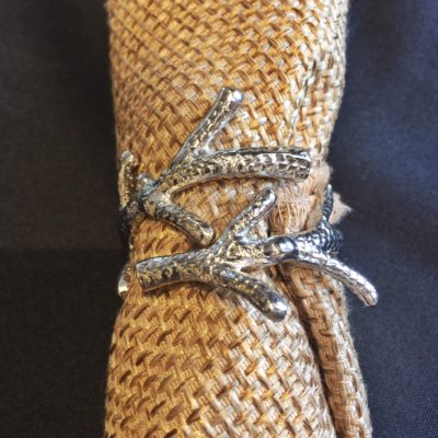 Napkin Ring, Silver Branch - Image 2