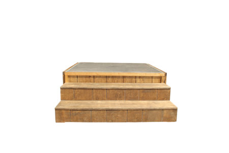 Wood Stage Stairs