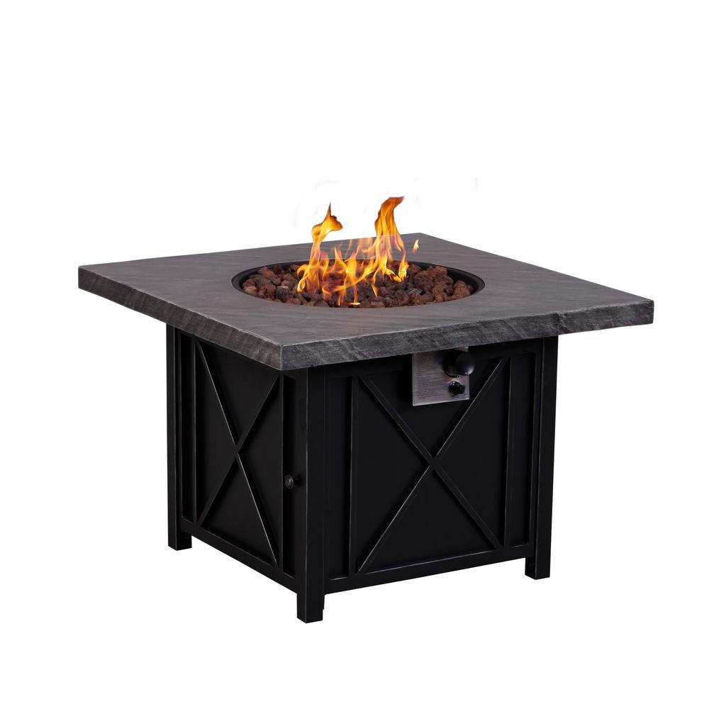 Square Fire Pit, 34" (Propane) | Encore Events Rentals.