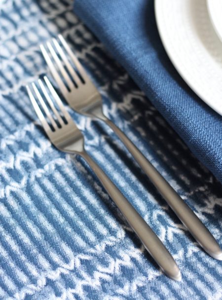 Modern Brushed Stainless Flatware - Image 2