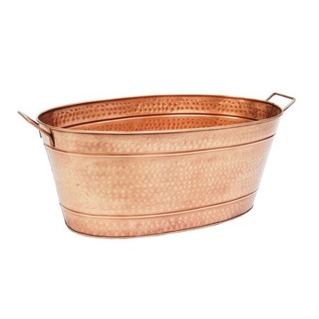 Beverage Tub, Copper Hammered