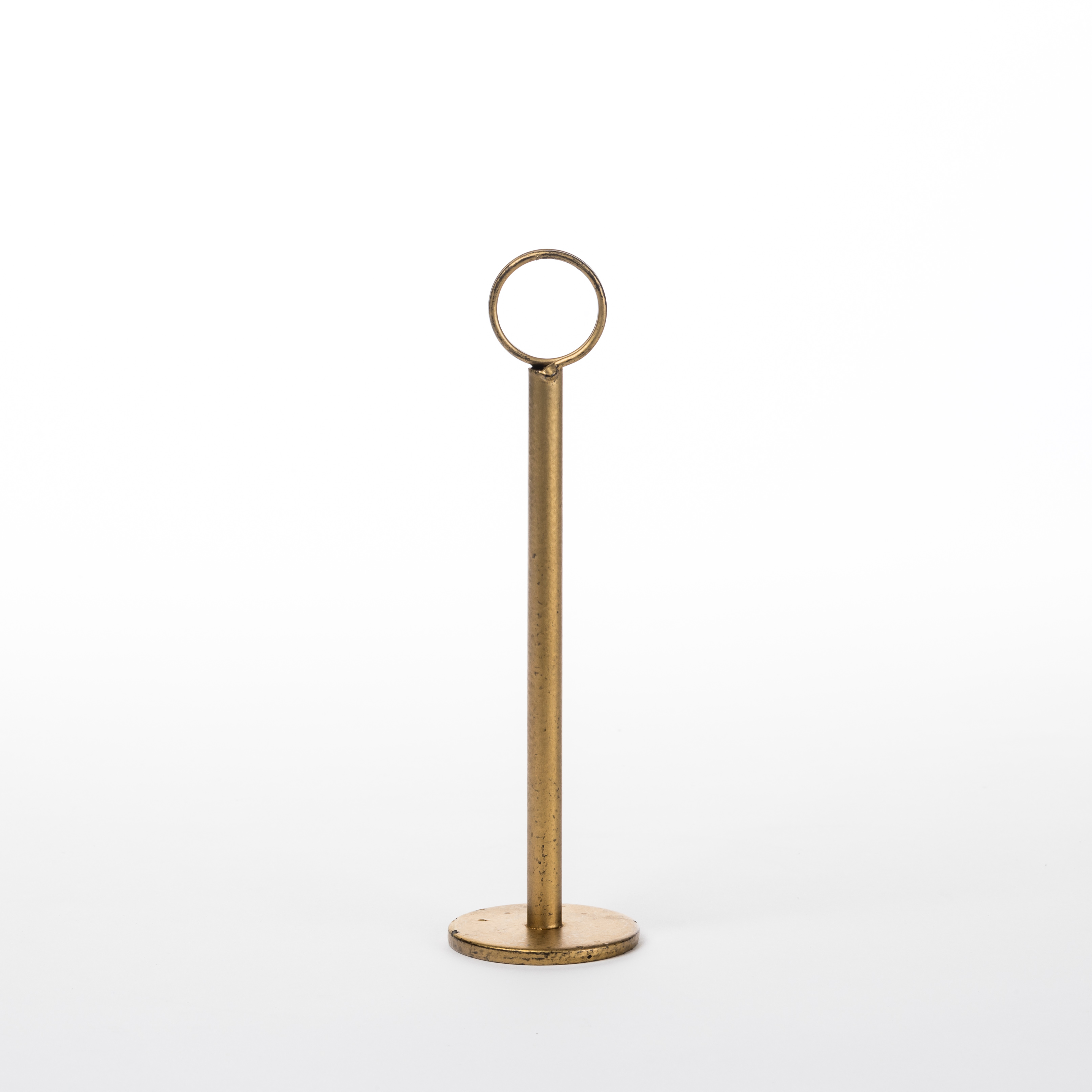 gold heart table number holders