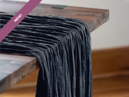 Aries Indigo Table Runner