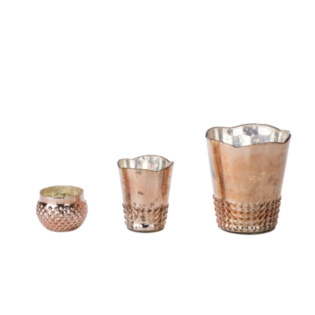 Array, Rose Gold Votives