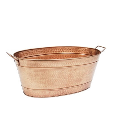 Beverage Tub, Copper Hammered