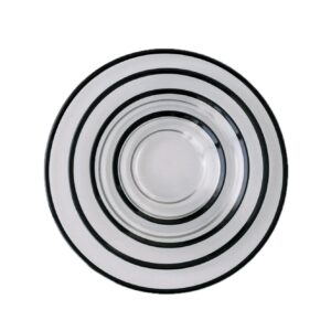 Black Rim Glass China