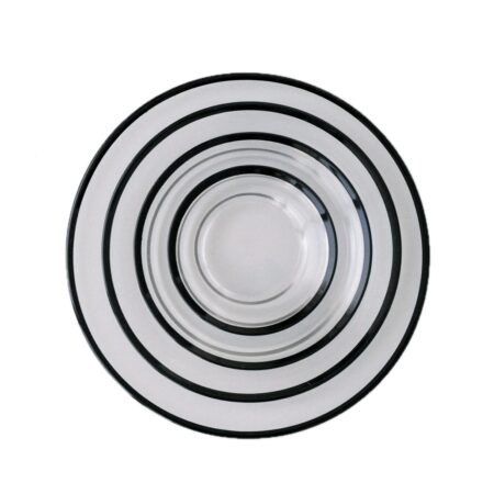 Black Rim Glass China