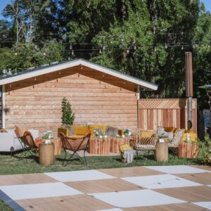 White and/or Natural Checkered Dance Floor - Image 2
