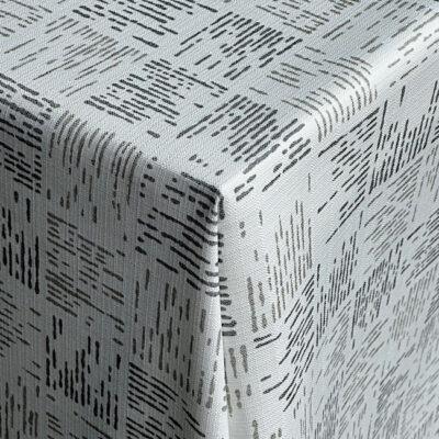 Checked Out Nickel Linen