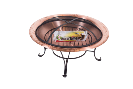 Copper Fire Pit, 30” Round (wood burning)