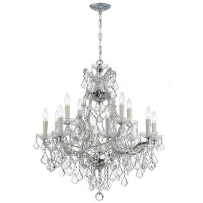 Chandeliers, Crystal (Two Sizes)