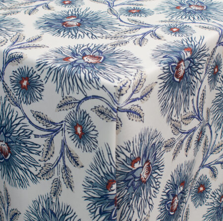 Dahlia Indigo Linen