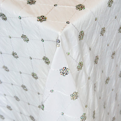Diamante White Linen