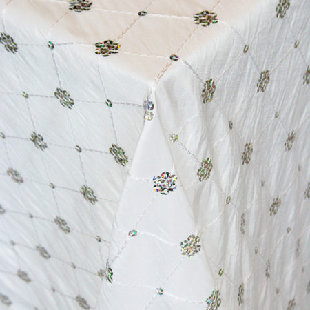 Diamante White Linen