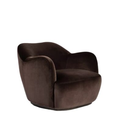 Emery Cocoa Swivel Chair