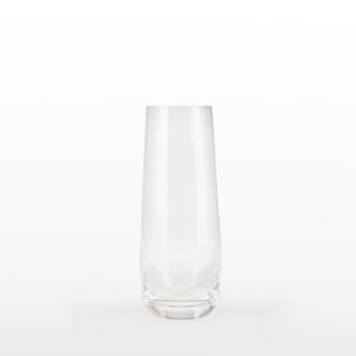 Forte Stemless Flute, Crystal, 8 oz.