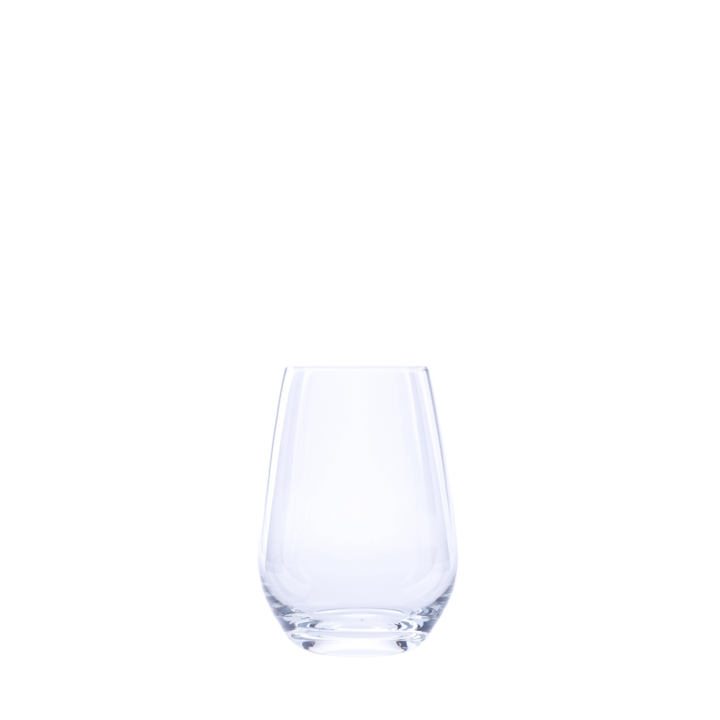 Stemless Wine Glass, Forte Crystal Encore Events Rentals Encore