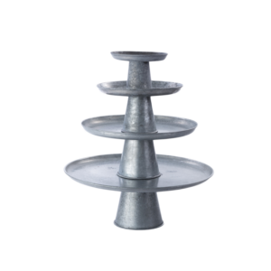 Galvanized Serving Stand