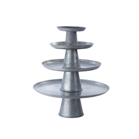Galvanized Serving Stand