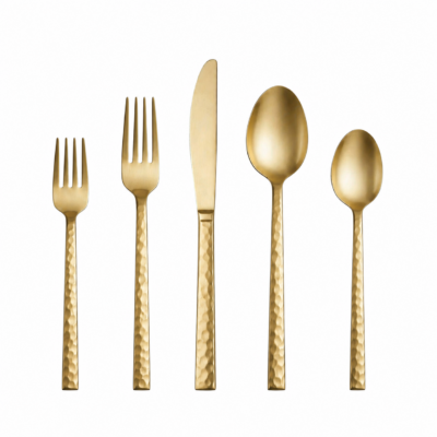 Helios Champagne, Hammered Flatware