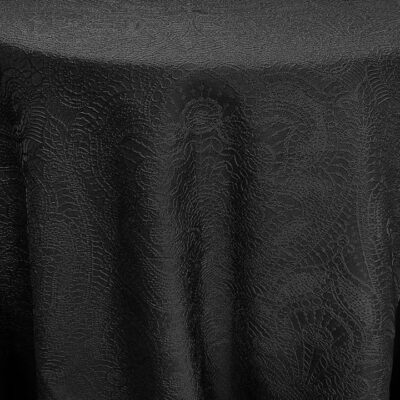 Specialty Lacey Black Linen