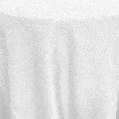 Speciality Lacey White Linen