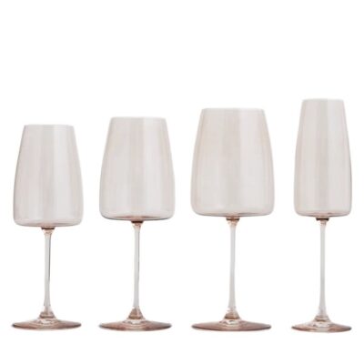 Luxe Blush Beige Glassware