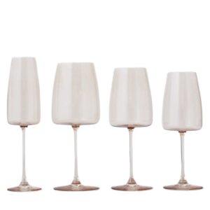 Luxe Blush Beige Glassware