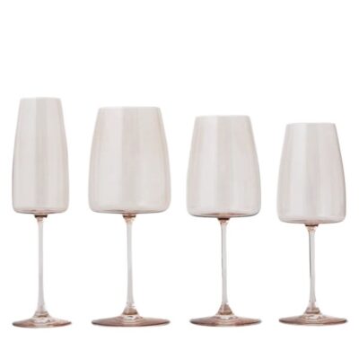 Luxe Blush Beige Glassware