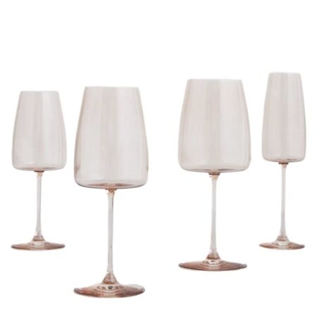 Luxe Blush Beige Glassware - Image 2