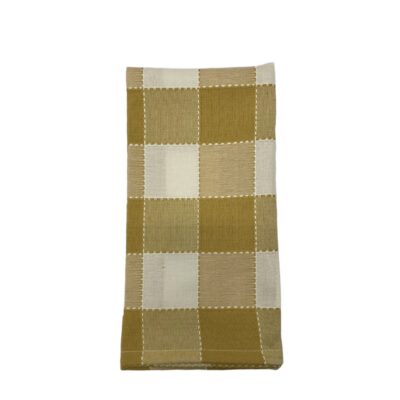 Maison Checkered Mustard, Napkin