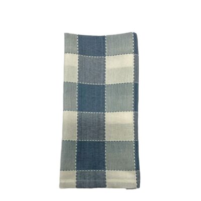Maison Checkered Powdered Blue, Napkin