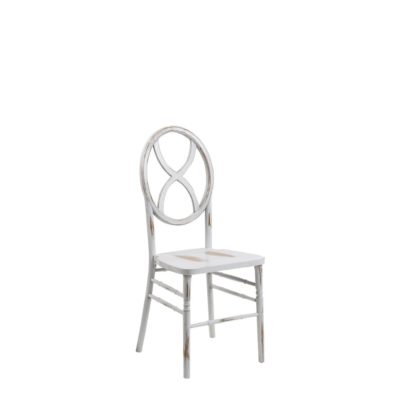 Mimi Chair, White Distressed