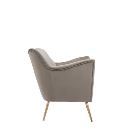Mink Velvet Chair - Image 3
