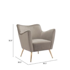 Mink Velvet Chair - Image 6