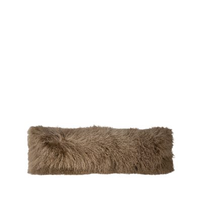 Mohair Mocha Lumbar Pillow