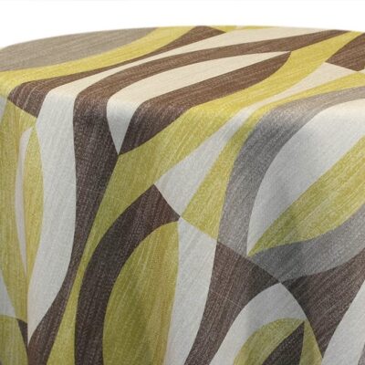 Specialty Mod Leaf Chartreuse Linen