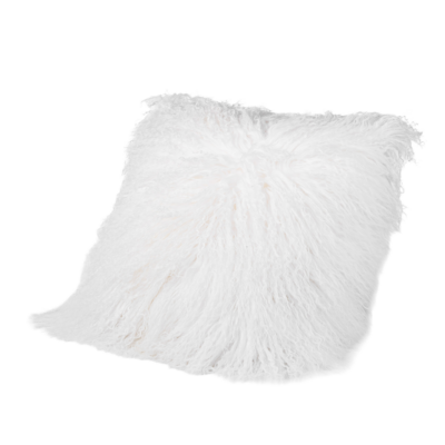 Mohair White Pillow
