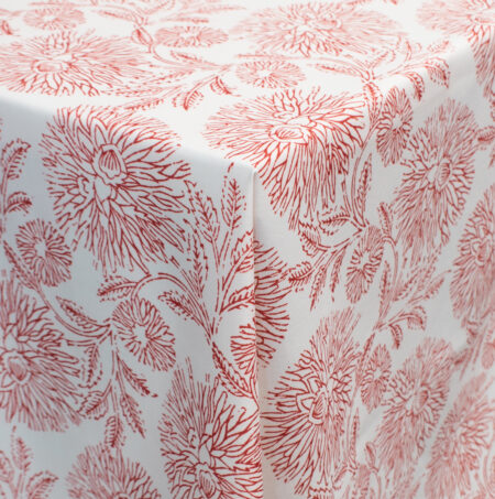 Mrs. Aster Red Linen