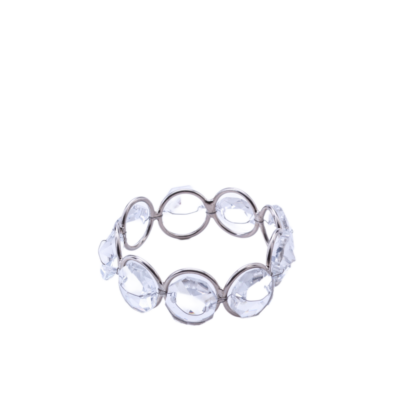 Napkin Ring, Crystal Silver Bling