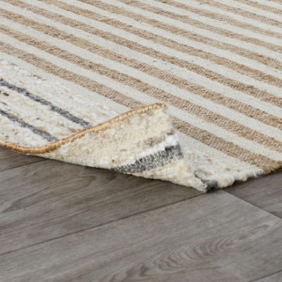 Area Rug, Natural Stripe - Image 2