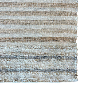 Area Rug, Natural Stripe